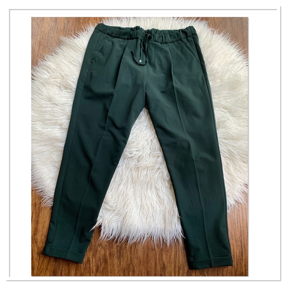 Urban Research Doors Trouser Pants Green Pull On Drawstring Waist Size Medium